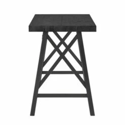 Newsome Rustic X Base Desk - Inspire Q Brown -Outlet Desks Store unnamed file 14791