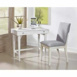Mt. Hebron 1 Drawer Writing Desk White Wash - Treasure Trove Accents -Outlet Desks Store unnamed file 14803