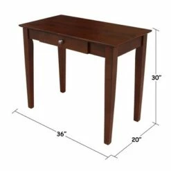 Whitewood Industries Writing Table - International Concepts Espresso -Outlet Desks Store unnamed file 14817