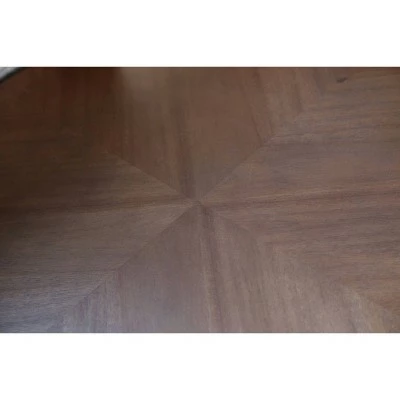 Chevron Wood Desk Brown - Abbyson Living 7 Chevron Wood Desk Brown - Abbyson Living - Image 5