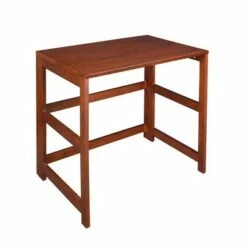 31" Cakewalk Folding Desk - Regency Mocha Walnut -Outlet Desks Store unnamed file 14890