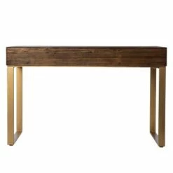 Glacerad Reclaimed Wood Desk with Storage Natural/Brass - Aiden Lane -Outlet Desks Store unnamed file 14912