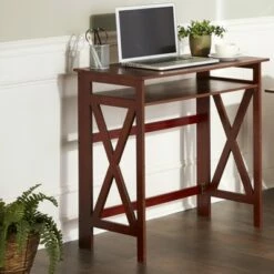 The Lakeside Collection Lakeside Folding Desk - Laptop Writing Table with Shelf for Home Office, Crafting 12 The Lakeside Collection Lakeside Folding Desk - Laptop Writing Table with Shelf for Home Office, Crafting -Outlet Desks Store unnamed file 14919