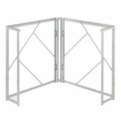 Folia Corner Desk Silver/Black - LumiSource -Outlet Desks Store unnamed file 1492