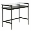 Henn& Hart 36" Black Bronze Desk with Black Woodgrain Shelf - Henn&Hart -Outlet Desks Store unnamed file 15003