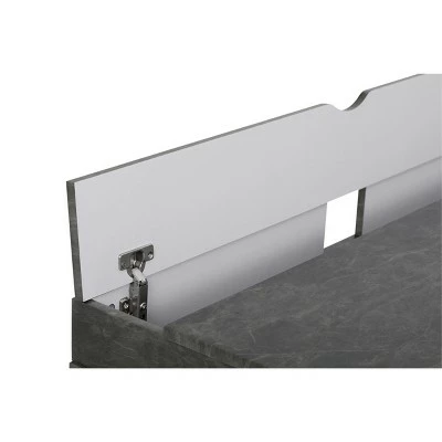 Alcove Writing Desk - Calico Designs Dark Gray Wash 8 Alcove Writing Desk - Calico Designs Dark Gray Wash - Image 6