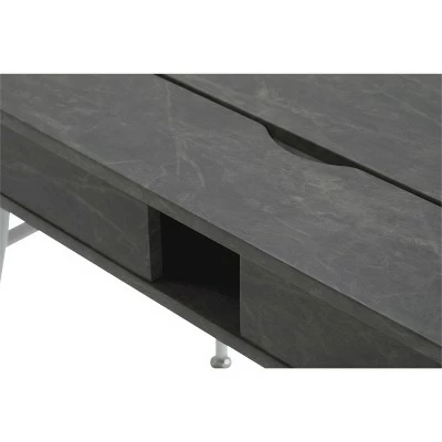 Alcove Writing Desk - Calico Designs Dark Gray Wash 9 Alcove Writing Desk - Calico Designs Dark Gray Wash - Image 7