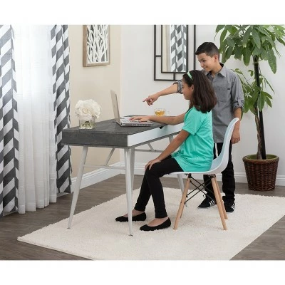Alcove Writing Desk - Calico Designs Dark Gray Wash 11 Alcove Writing Desk - Calico Designs Dark Gray Wash - Image 9