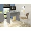 35.54" Cornelia Desk - Manhattan Comfort White