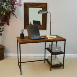 Flynn Desk - Carolina Chair & Table Natural/black
