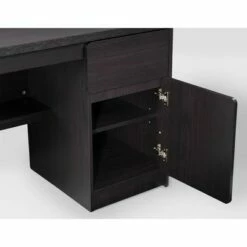 Kingston Desk with Cabinet Black/Brown - CorLiving 19 Kingston Desk with Cabinet Black/Brown - CorLiving -Outlet Desks Store unnamed file 15148
