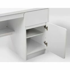 Kingston Desk with Cabinet White - CorLiving -Outlet Desks Store unnamed file 15190