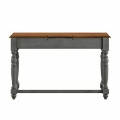 Ivalyn 1 Drawer Desk with Charging Station - Inspire Q Antiqued Black -Outlet Desks Store unnamed file 15194