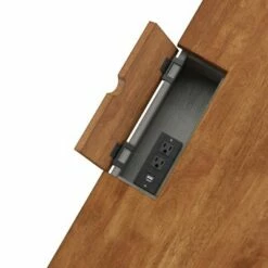 Ivalyn 1 Drawer Desk with Charging Station - Inspire Q Antiqued Black -Outlet Desks Store unnamed file 15197