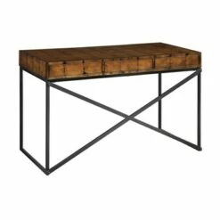 Cecilia 3 Drawer Writing Desk Aged Gold - Treasure Trove Accents -Outlet Desks Store unnamed file 15209