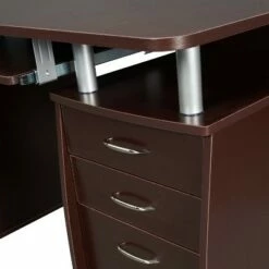 Complete Workstation Computer Desk with Storage Brown - Techni Mobili -Outlet Desks Store unnamed file 1602