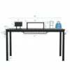 Costway 55 inch Gaming Desk Racing Style Computer Desk with Cup Holder & Headphone Hook -Outlet Desks Store unnamed file 1659