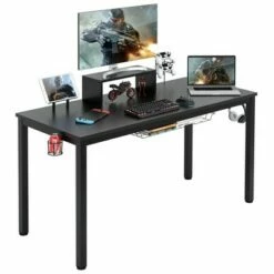 Costway 55 inch Gaming Desk Racing Style Computer Desk with Cup Holder & Headphone Hook 19 Costway 55 inch Gaming Desk Racing Style Computer Desk with Cup Holder & Headphone Hook -Outlet Desks Store unnamed file 1667