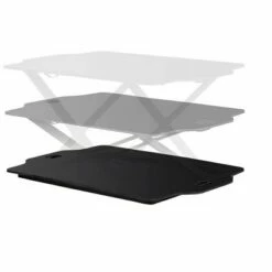 Monoprice Ultra Slim Sit-Stand Riser Desk Converter - Black (31.3 x 21.3in) Table Top for Single Display, Height Adjustable 1.2"-15.7" -Outlet Desks Store unnamed file 1670
