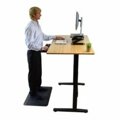 60"x30" Adjustable Standing Desk - Uncaged Ergonomics Black -Outlet Desks Store unnamed file 169