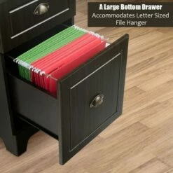 Costway 59'' Computer Desk Writing Desk Study Workstation with Drawers Brown -Outlet Desks Store unnamed file 1733