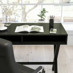 Merrick Lane Home Office Writing Computer Desk with Open Storage Compartments - Table Desk for Writing and Work -Outlet Desks Store unnamed file 1784