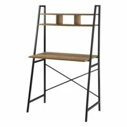 Metal and Wood Tiered Ladder Writing Desk - Saracina Home Rustic Oak 17 Metal and Wood Tiered Ladder Writing Desk - Saracina Home Rustic Oak -Outlet Desks Store unnamed file 1806
