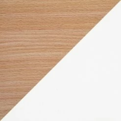 Pebble Double Contemporary Computer Desk Wood Natural/White - LumiSource -Outlet Desks Store unnamed file 1831