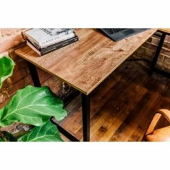 L Shaped Camden Computer Desk - OneSpace Classic Oak -Outlet Desks Store unnamed file 1876