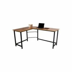 L Shaped Camden Computer Desk - OneSpace Classic Oak -Outlet Desks Store unnamed file 1881