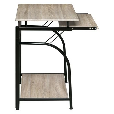 Stanton Computer Desk with Pullout Keyboard Tray - OneSpace Light Oak 4 Stanton Computer Desk with Pullout Keyboard Tray - OneSpace Light Oak - Image 2