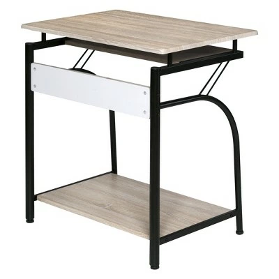 Stanton Computer Desk with Pullout Keyboard Tray - OneSpace Light Oak 5 Stanton Computer Desk with Pullout Keyboard Tray - OneSpace Light Oak - Image 3