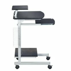 Compact Computer Cart with Storage - Techni Mobili Espresso -Outlet Desks Store unnamed file 2065