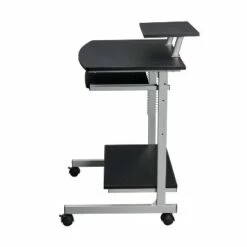 Compact Computer Cart with Storage - Techni Mobili Espresso -Outlet Desks Store unnamed file 2066