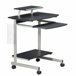 Compact Computer Cart with Storage - Techni Mobili Espresso -Outlet Desks Store unnamed file 2074