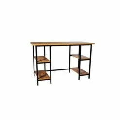 4 Shelf Camden Computer Desk Classic Oak - OneSpace