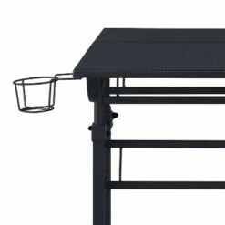 Rolling Writing Desk with Height Adjustable Desktop and Moveable Shelf - Techni Mobili Black -Outlet Desks Store unnamed file 2125