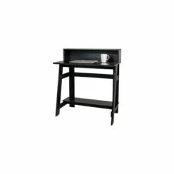 Lennox Computer Desk with Hutch - OneSpace Black -Outlet Desks Store unnamed file 2161