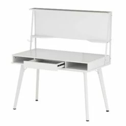 Computer Desk with Storage and Magnetic Dry Erase White Board White - Techni Mobili -Outlet Desks Store unnamed file 2176