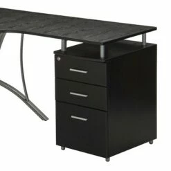 Modern L Shaped Computer Desk with File Cabinet and Storage Espresso Brown - Techni Mobili -Outlet Desks Store unnamed file 2187
