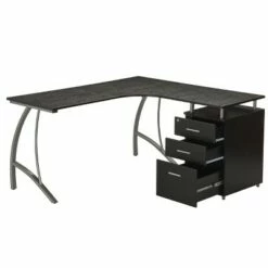Modern L Shaped Computer Desk with File Cabinet and Storage Espresso Brown - Techni Mobili -Outlet Desks Store unnamed file 2188