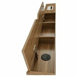 Compact Computer Desk with Multiple Storage Walnut - Techni Mobili -Outlet Desks Store unnamed file 2203