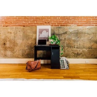 Madison Computer Desk with Cabinet - OneSpace Black 11 Madison Computer Desk with Cabinet - OneSpace Black - Image 9