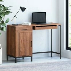 Gallaudet Contemporary Computer Desk Walnut - Christopher Knight Home