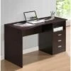 Classic Computer Desk with Multiple Drawers Brown - Techni Mobili -Outlet Desks Store unnamed file 2278