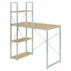 Designs2Go Office Workstation with Shelves - Breighton Home White -Outlet Desks Store unnamed file 2345