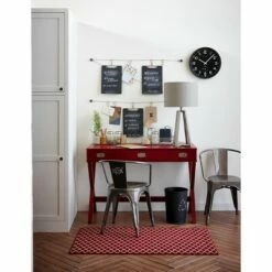 Campaign Wood Writing Desk with Drawers - Threshold™ Midtone Brown