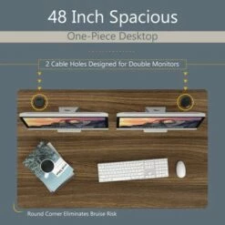 Costway Electric Adjustable Standing up Desk Dual Motor w/ Controller -Outlet Desks Store unnamed file 2375