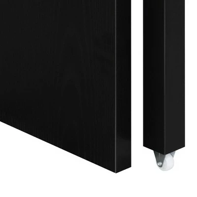 Newport JB Console Sliding Desk with Drawer and Riser - Breighton Home Gray 6 Newport JB Console Sliding Desk with Drawer and Riser - Breighton Home Gray - Image 4