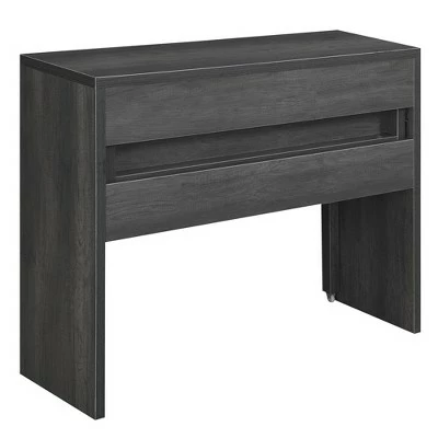 Newport JB Console Sliding Desk with Drawer and Riser - Breighton Home Gray 8 Newport JB Console Sliding Desk with Drawer and Riser - Breighton Home Gray - Image 6